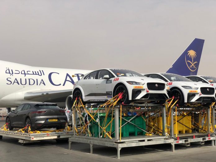 Saudia Cargo Transports Formula-E Cars from Europe