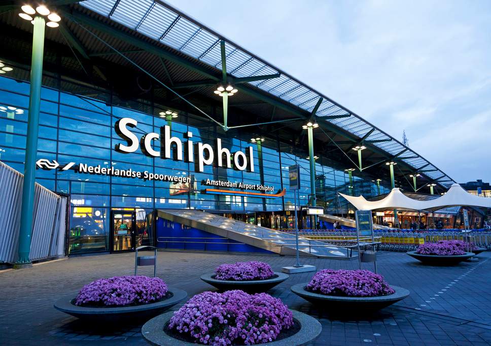 amsterdam schipol airport into city center