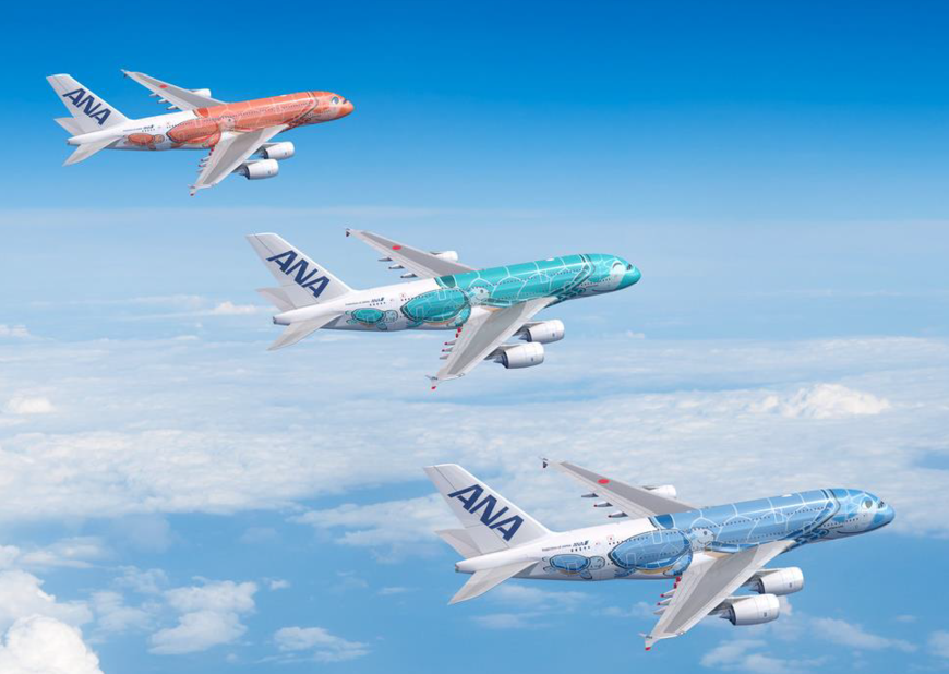 ANA to Receive Third FLYING HONU A380 from Airbus, Expanding Their