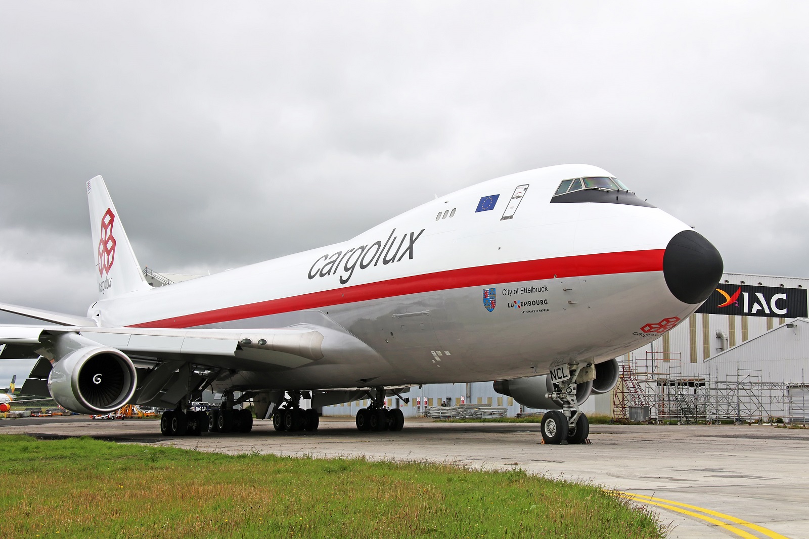 Cargolux Retrobranded Aircraft Airfreight Logistics