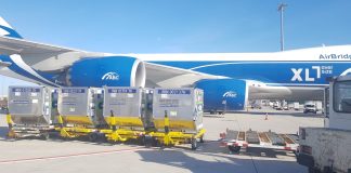AirBridgeCargo Delivers 41 RKN CSafe Containers for Covid-19 Vaccine Transportation