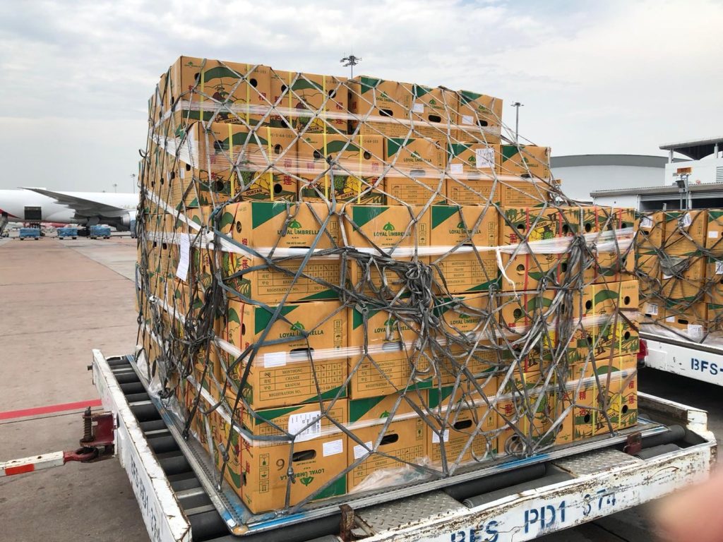 KerryApex Thailand หนุนผู้ส่งออกทุเรียน ด้วยเที่ยวบินขนส่งสินค้าเช่า