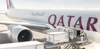 AFL : Qatar Airways Cargo’s Ground Handling Agent Qatar Aviation Services (QAS) Cargo receives IATA’s Smart Facility Operational Capacity Certification