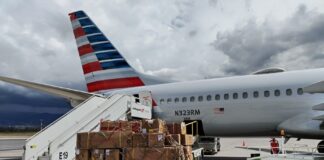 American Airlines Cargo Flowers Valentine's Day