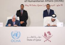 Qatar Airways United Nations Office for the Coordination of Humanitarian Affairs