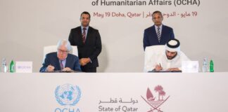 Qatar Airways United Nations Office for the Coordination of Humanitarian Affairs