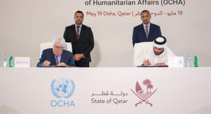 Qatar Airways United Nations Office for the Coordination of Humanitarian Affairs