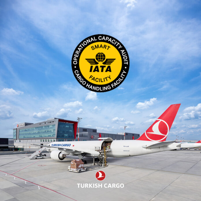 Turkish Cargo SMARTIST Istanbul Airport IATA Smart Facility Operational Capacity Certification