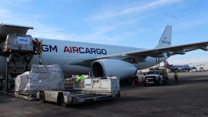 CMA CGM AIR CARGO Transpacific Line Boeing 777-200F