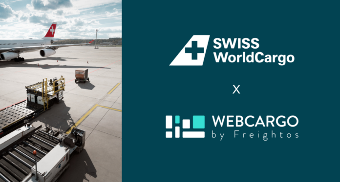 Swiss WorldCargo WebCargo by Freightos Partnership