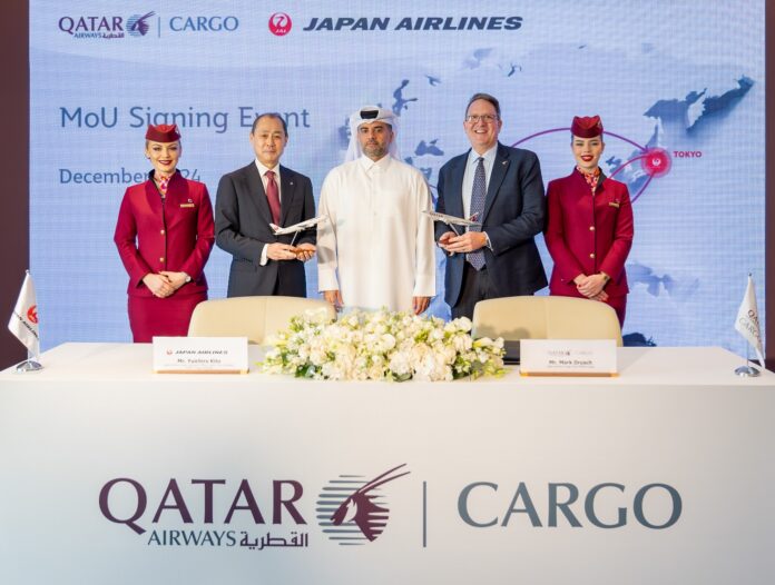 Qatar Airways Cargo MoU Japan Airlines