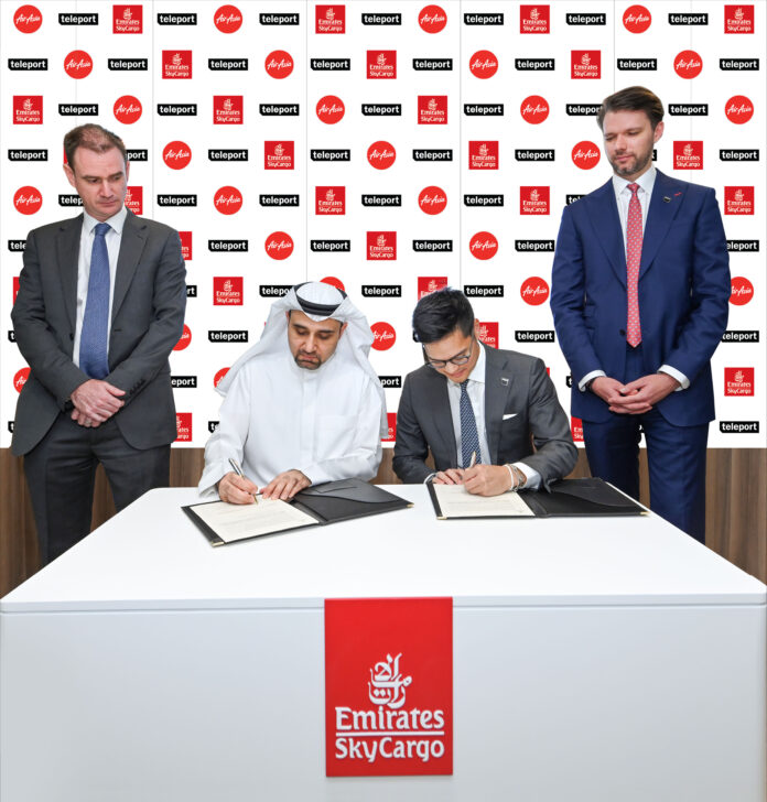 Emirates SkyCargo and Teleport, exclusive cargo partner of AirAsia 1