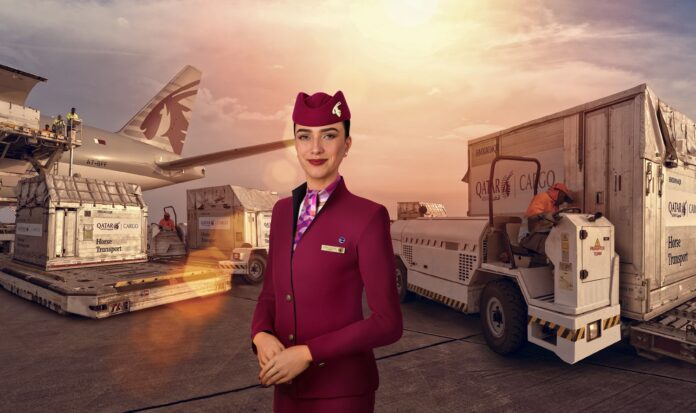 Qatar Airways Cargo to Showcase Sama - The World’s First AI Digital Cabin Crew at Air Cargo Europe 2025 Qatar Airways Cargo Sama AI Digital Cabin Crew Air Cargo Europe 2025