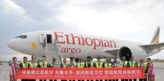 Ethiopian Airlines New Cargo Urumqi Africa-Asia Trade