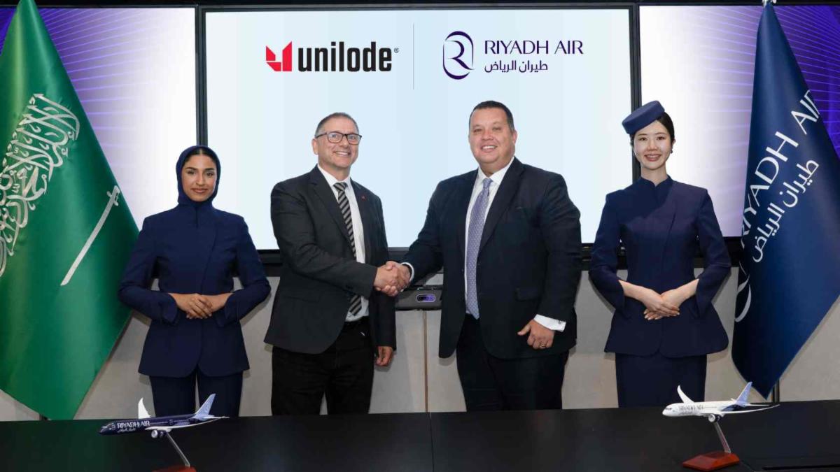 Uld Partner Riyadh Air Partners with Unilode to Deliver Smart ULD Management Ahead ...