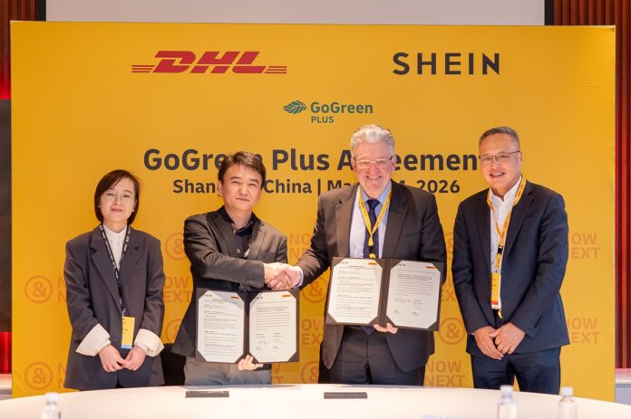 DHL Express SHEIN GoGreen Plus Agreement Decarbonize E-commerce