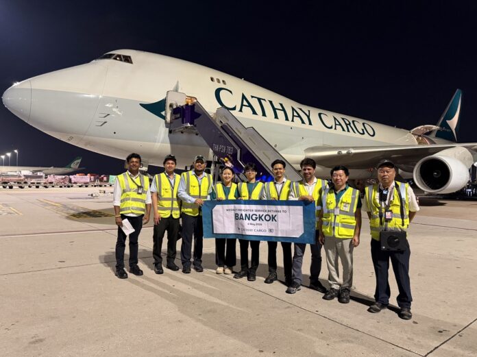 Cathay Cargo Weekly Freighter Service Bangkok Hub