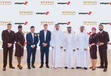Etihad Airways Swissport Global Ground Handling Cargo Partnership 40 Airports